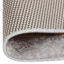 Alfombra lavable antideslizante gris φ120 cm