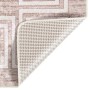 Alfombra lavable antideslizante beige 80x150 cm