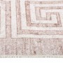 Alfombra lavable antideslizante beige 160x230 cm