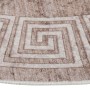 Alfombra lavable antideslizante beige 120 cm