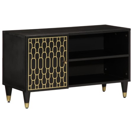 Mueble de TV madera maciza de mango 80x31,5x46 cm en Muebles TV | Comprar online en Foro24