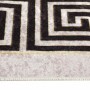 Alfombra lavable antideslizante beige claro 80x150 cm