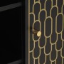 Armario auxiliar madera maciza de mango 90x33x75 cm