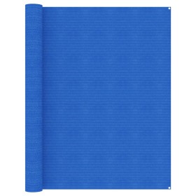 Alfombra de tienda de campaña 250x500 cm azul