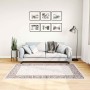 Alfombra lavable antideslizante beige claro 120x180 cm