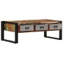 Solid recycled wood coffee table with 3 drawers 100x50x35 cm by vidaXL, Coffee table - Ref: Foro24-244941, Price: 174,47 €, D...
