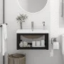 Bathroom structure with built-in black iron sink by vidaXL, bathroom vanities - Ref: Foro24-3101383, Price: 164,10 €, Discoun...