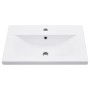 Estructura de baño con lavabo incorporado hierro negro de vidaXL, Tocadores de baño - Ref: Foro24-3101383, Precio: 170,88 €