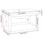 Bathroom structure with built-in black iron sink by vidaXL, bathroom vanities - Ref: Foro24-3101383, Price: 164,10 €, Discoun...