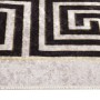 Alfombra lavable antideslizante beige claro 160x230 cm