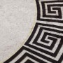 Alfombra lavable antideslizante beige claro φ120 cm