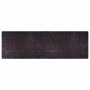 Alfombra lavable antideslizante gris antracita 80x300 cm