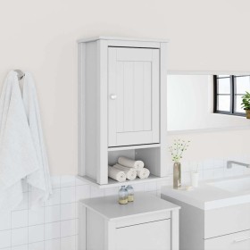 Mueble pared baño BERG madera maciza pino blanco 40x27x71,5 cm