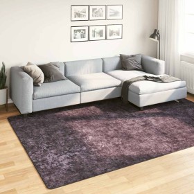 Alfombra lavable antideslizante gris antracita 190x300 cm