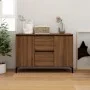 Aparador de madera contrachapada roble marrón 104x35x70 cm de vidaXL, Aparadores - Ref: Foro24-815167, Precio: 113,72 €, Desc...