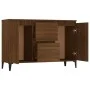Aparador de madera contrachapada roble marrón 104x35x70 cm de vidaXL, Aparadores - Ref: Foro24-815167, Precio: 113,72 €, Desc...