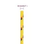 Yellow polypropylene boat rope 10 mm 25 m by vidaXL, Ropes and metal cords - Ref: Foro24-152612, Price: 16,13 €, Discount: %