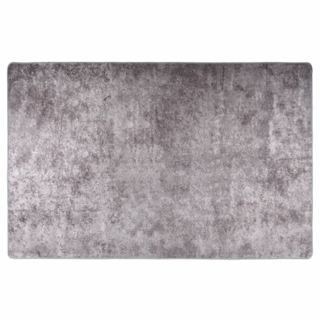 Alfombra lavable antideslizante gris 80x150 cm