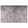 Alfombra lavable antideslizante gris 80x150 cm