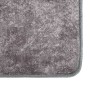 Alfombra lavable antideslizante gris 160x230 cm
