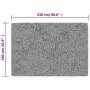 Alfombra lavable antideslizante gris 160x230 cm