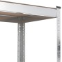 Estantería almacenaje 5 niveles contrachapada y acero plata by vidaXL, Industrial shelving - Ref: Foro24-152882, Price: 58,15...