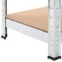 Estantería almacenaje 5 niveles contrachapada y acero plata by vidaXL, Industrial shelving - Ref: Foro24-152882, Price: 63,89...
