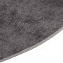 Alfombra lavable antideslizante gris φ120 cm