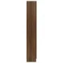 Vitrine aus braunem Eichensperrholz, 82,5 x 30,5 x 185,5 cm von vidaXL, Bücherregale und Regale - Ref: Foro24-815623, Preis: ...