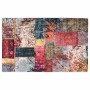 Alfombra lavable patchwork antideslizante multicolor 160x230 cm