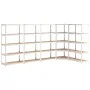 5-stöckiges 5-stöckiges Regal Stahl Sperrholz silber von vidaXL, Industrieregale - Ref: Foro24-3154221, Preis: 323,46 €, Raba...