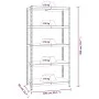 Shelving 5 levels 3 units steel and blue plywood by vidaXL, Industrial shelving - Ref: Foro24-3154213, Price: 220,45 €, Disco...