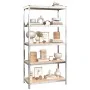 Shelving 5 levels 2 units steel plywood silver by vidaXL, Industrial shelving - Ref: Foro24-3154209, Price: 117,87 €, Discoun...