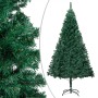 Árbol de Navidad artificial con LED y ramas gruesas verde 210cm