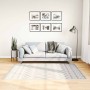 Alfombra lavable antideslizante negro y blanco 120x180 cm