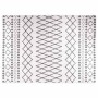 Alfombra lavable antideslizante negro y blanco 120x180 cm