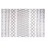 Alfombra lavable antideslizante negro y blanco 160x230 cm