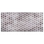 Alfombra lavable patchwork antideslizante multicolor 80x300 cm