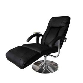 Schwarzer Massagesessel aus Kunstleder von vidaXL, Elektrische Massagesessel - Ref: Foro24-240064, Preis: 229,67 €, Rabatt: %