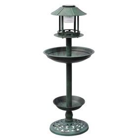 Solar Lighted Bird Bath/Feeder by vidaXL, Birdbaths - Ref: Foro24-40537, Price: 60,12 €, Discount: %
