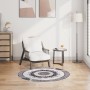 Alfombra lavable antideslizante multicolor φ120 cm