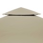 Pavillon-Ersatzbezug 310 g/m² beige 3x4 m von vidaXL, Abdeckungen für Zelte und Pavillons - Ref: Foro24-40881, Preis: 86,76 €...