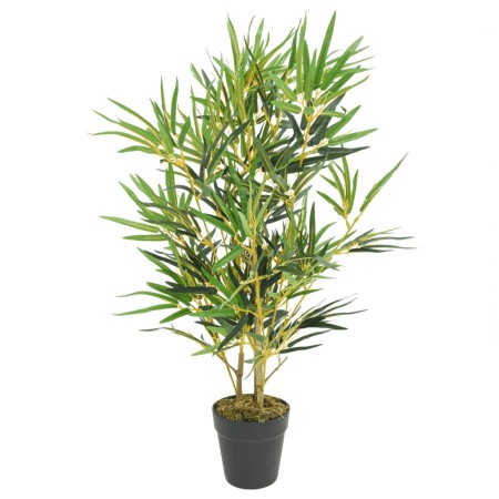 Árbol de bambú artificial con 368 hojas verde 80 cm