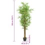 Árbol de bambú artificial con 1288 hojas verde 180 cm en Flora artificial | Comprar online en Foro24