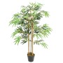 Árbol de bambú artificial con 730 hojas verde 120 cm