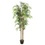 Árbol de bambú artificial con 1095 hojas verde 150 cm