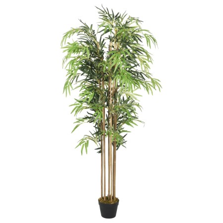 Árbol de bambú artificial con 1650 hojas verde 180 cm