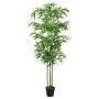 Árbol de bambú artificial con 576 hojas verde 150 cm