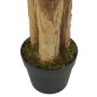 Árbol de plátano artificial 9 hojas verde 120 cm