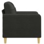 Sillón de tela negro 60 cm